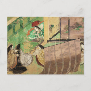 Genji Emaki Azumaya Feiertagspostkarte