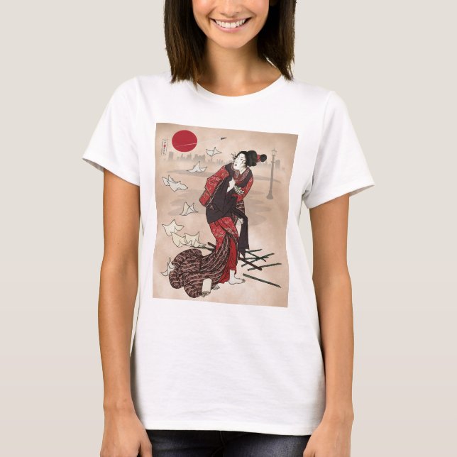 Genji kumo ukiyoye awase T-Shirt (Vorderseite)