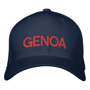 Genoa Cap Bestickte Baseballkappe