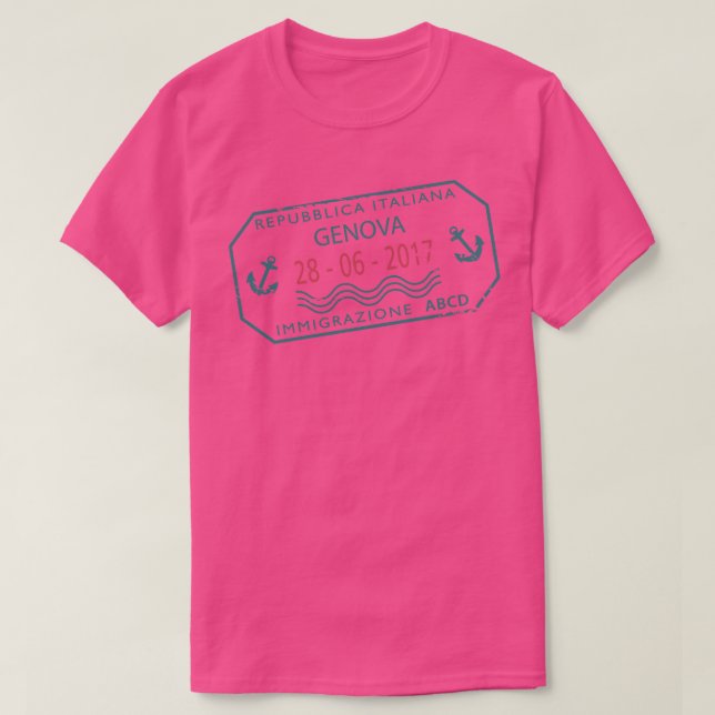 Genoa Italiana T-Shirt (Design vorne)