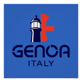 Genoa Italy Europe Poster