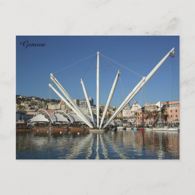 Genoa Port Postkarte (Vorderseite)