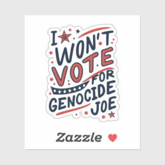 GENOCIDE JOE STICKER