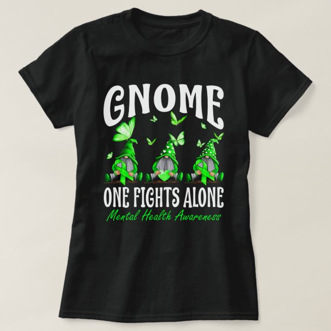 Genome One kämpft allein um psychische Gesundheit  T-Shirt (Design vorne)