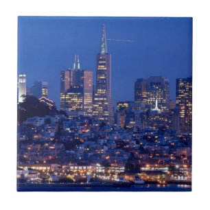 Genommen vom Dach des Gefängnisses auf Alcatraz Fliese