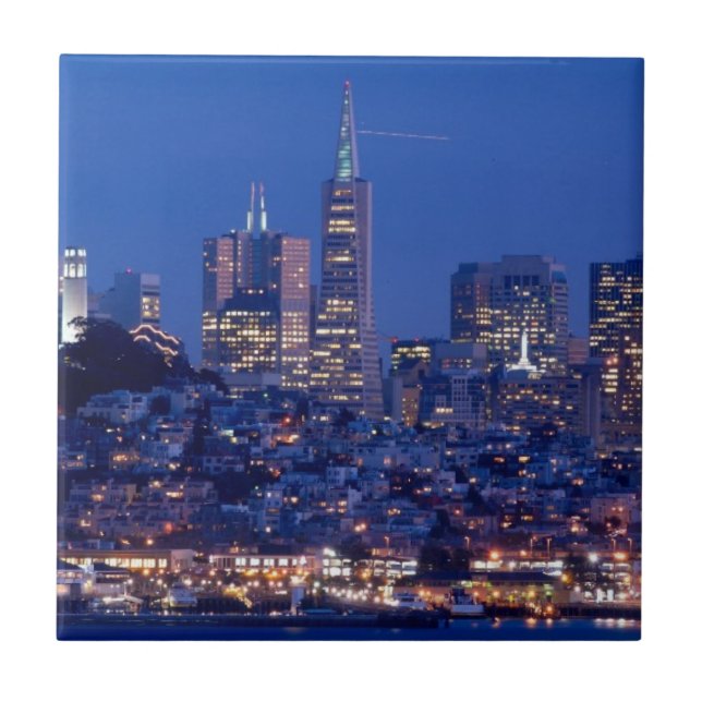 Genommen vom Dach des Gefängnisses auf Alcatraz Fliese (Vorderseite)