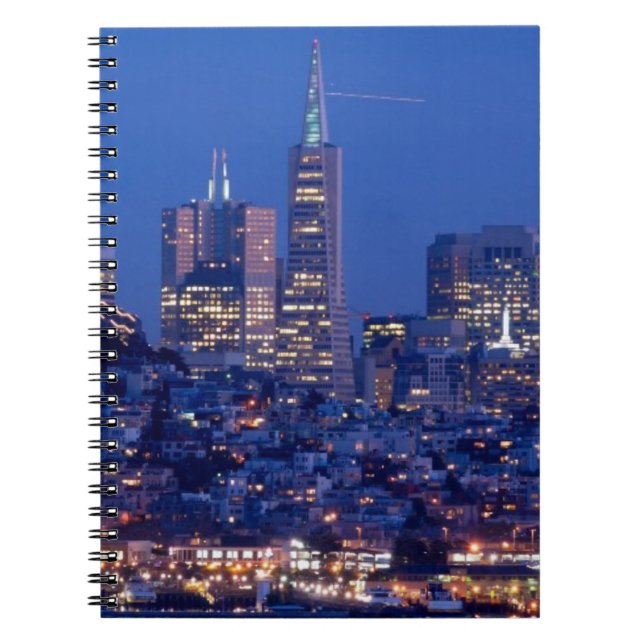 Genommen vom Dach des Gefängnisses auf Alcatraz Notizblock (Vorderseite)