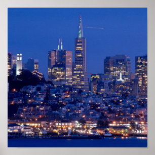 Genommen vom Dach des Gefängnisses auf Alcatraz Poster