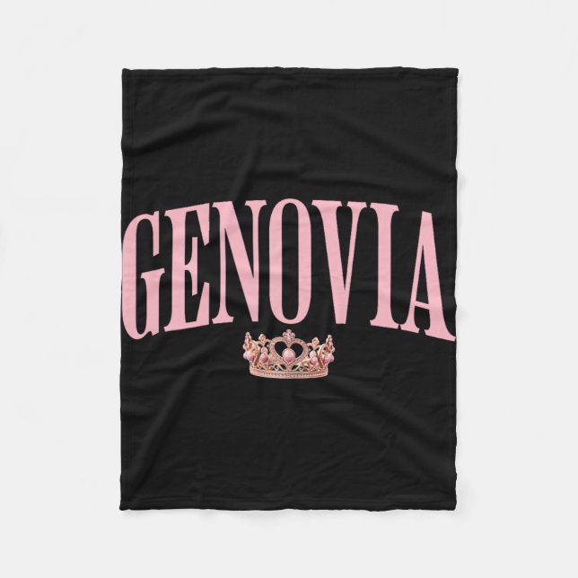 Genovia me a briut shut up Junggeselinnen-Abschied Fleecedecke (Vorderseite)