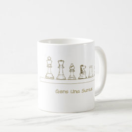 Gens Una Sumus Schach Kaffeetasse