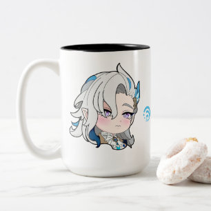 GENSHIN IMPACT NEUVILLETTE Chibi Zweifarbige Tasse