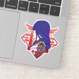 Genshin Impact Raiden Shogun Ei Aufkleber