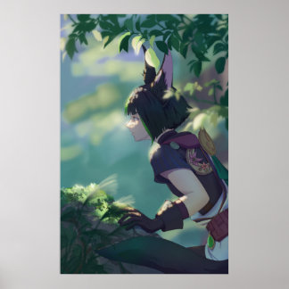 Genshin Impact Tighnari Natur Poster