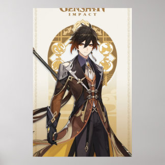 Genshin Impact Zhongli Poster