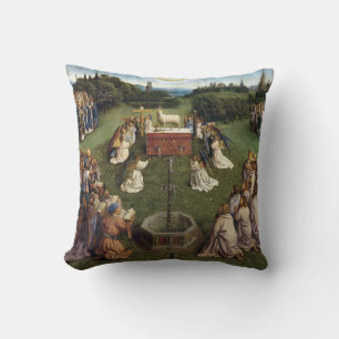 Gent Altarpiece (Detail), Van Eyck Brothers Kissen