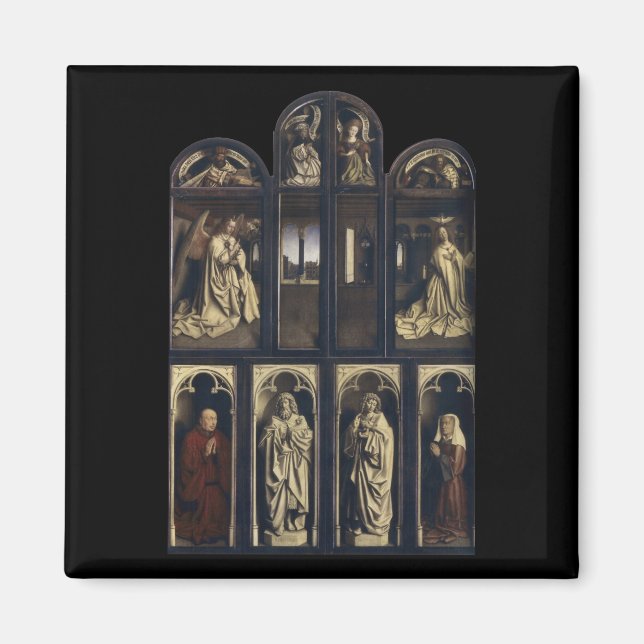Gent Altarpiece, Hubert & Jan van Eyck Magnet (Vorne)