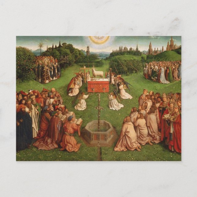 Gent Altarpiece Postkarte (Vorderseite)