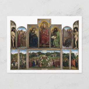 Gent Altarpiece, Van Eyck Brothers Postkarte