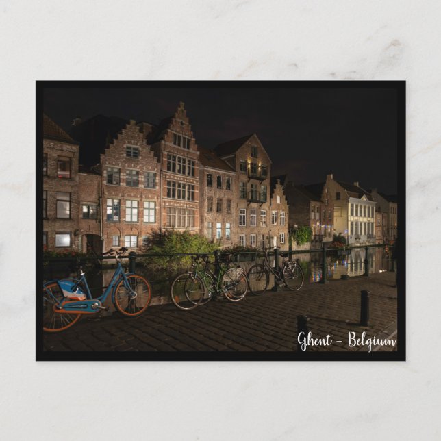 Gent, Belgien. Gent, Bélgica Postcard Postkarte (Vorderseite)