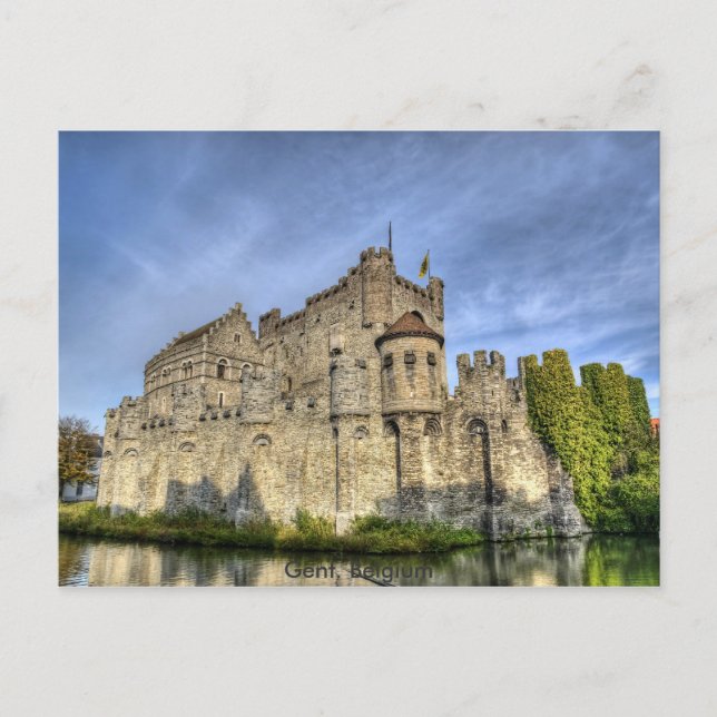 Gent, Belgien Postkarte (Vorderseite)