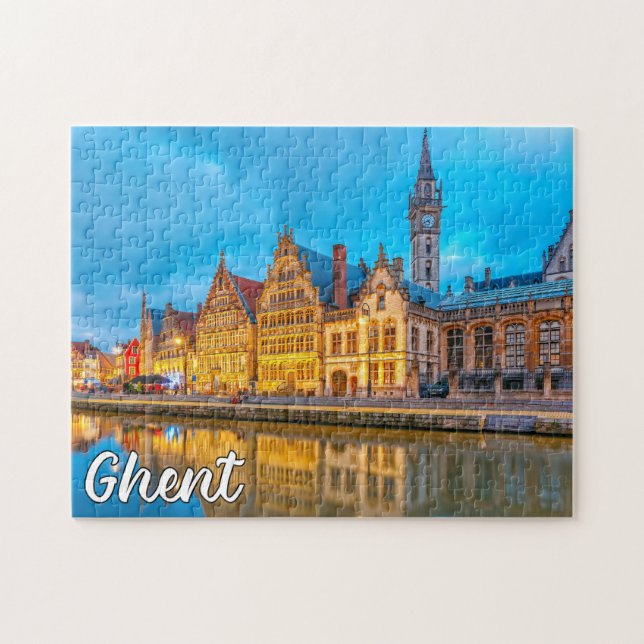 Gent, Belgien Puzzle (Horizontal)