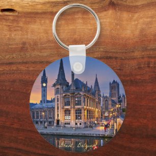 Gent, Belgien - Sonnenuntergang Schlüsselanhänger