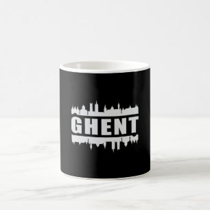 Gent Belgium City Skyline Cityscape Funny Gift Kaffeetasse
