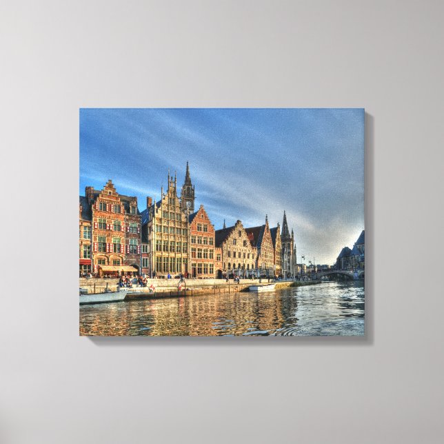 Gent in Abend Leinwanddruck (Vorderseite)