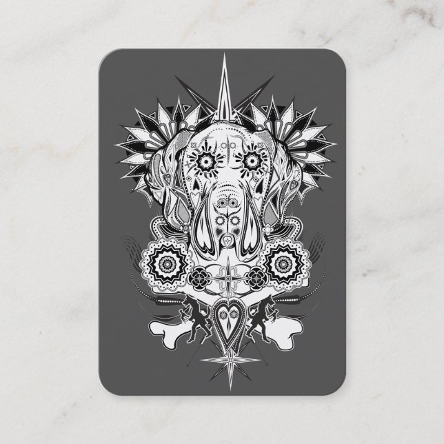 Gentel Great Dane Visitenkarte (Vorderseite)