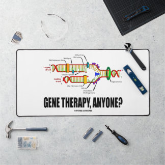 Gentherapie, jemand? DNA Replication Geek-Spaß Schreibtischunterlage