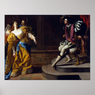 Gentileschi - Esther vor Ahasuerus 1635 Poster
