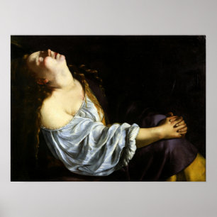 Gentileschi - Maria Magdalena Poster
