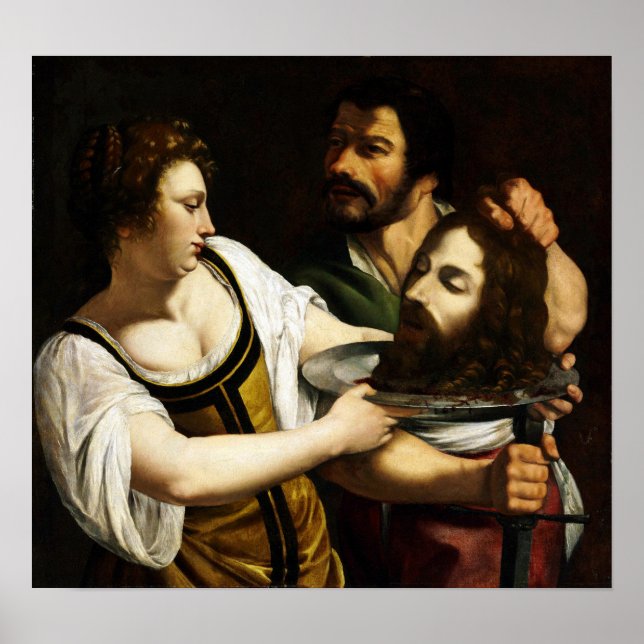 Gentileschi - Salome mit dem Leiter von John the B Poster (Vorne)