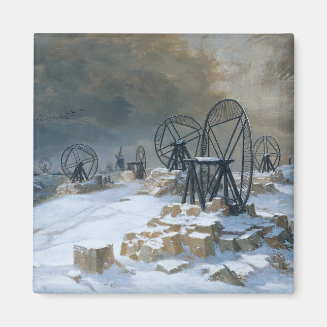 Gentilly im Schnee, 1879 Magnet (Vorne)