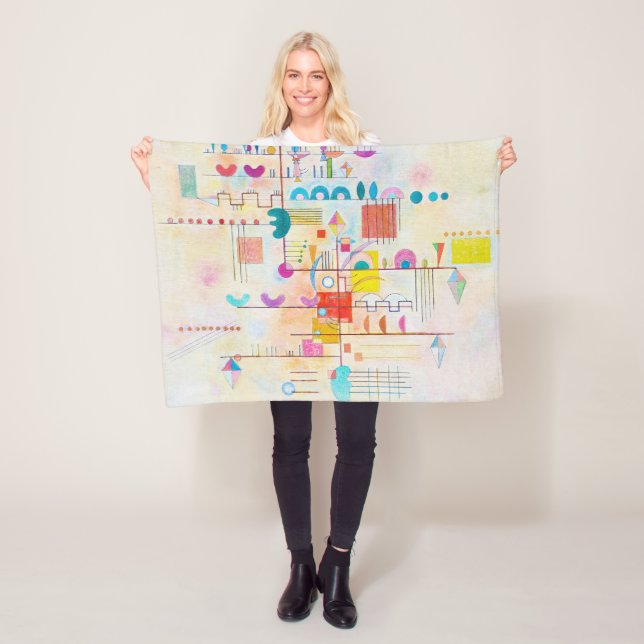 Gentle Accent, Wassily Kandinsky Fleecedecke (Beispiel)