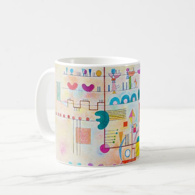 Gentle Accent, Wassily Kandinsky Kaffeetasse (Vorderseite Links)