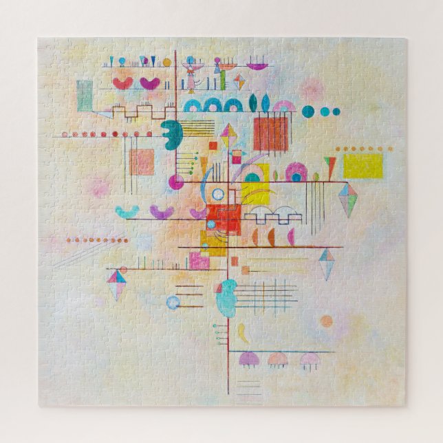 Gentle Accent, Wassily Kandinsky Puzzle (Vertikal)