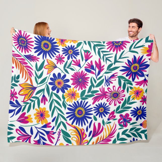 Gentle Bloom Ästhetik 60x80 Fleece Blanket (Beispiel)