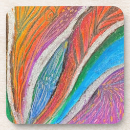 Gentle Bloom Untersetzer - Muster aus getexturtem 