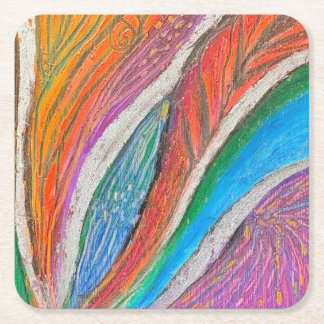 Gentle Bloom Untersetzer - Muster aus getexturtem 