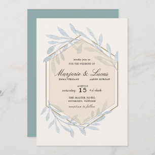 Gentle Botanics Wedding Einladung