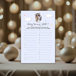 Gentle Boy Raccoon Baby Showspiel ABC