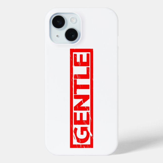 Gentle Briefmarke Case-Mate iPhone Hülle (Rückseite)