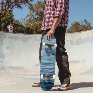 Gentle Caribbean Ocean Ripples #1 #ocean #wall Skateboard