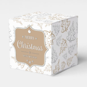 Gentle Christmas Trees Fevor Box Geschenkschachtel
