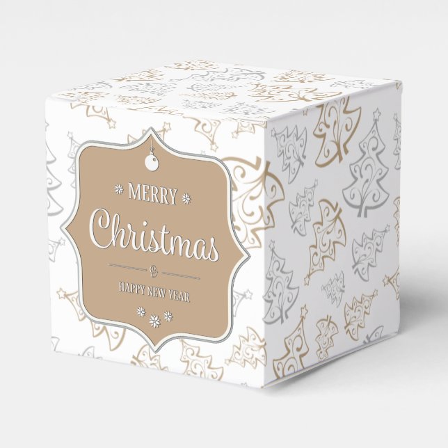 Gentle Christmas Trees Fevor Box Geschenkschachtel (Vorderseite)