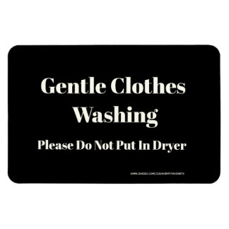Gentle Clothes Washing - mit Website-Adresse Magnet