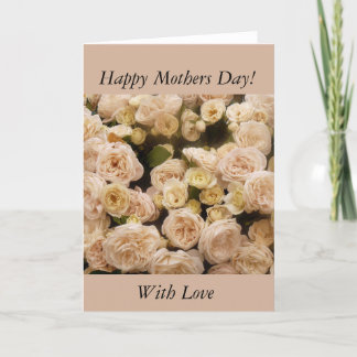 Gentle Cream Rose Karte