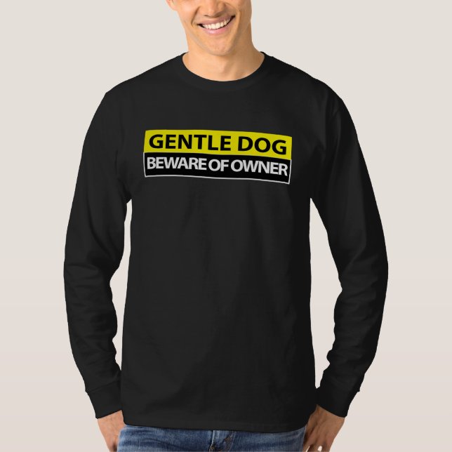 GENTLE DOG Dad Joke T-Shirt (Vorderseite)