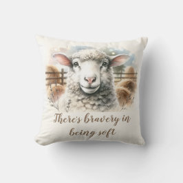 Gentle Ewe: Weiche Wollschäfe Kissen